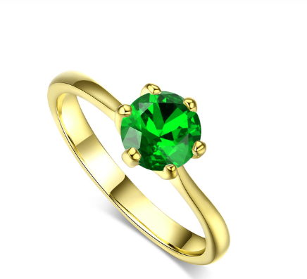 Anillo de Oro Rosado con Circonita Brillante - Image 25