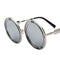 Gafas de Sol Fashion Marco Redondo en Resina y Metal