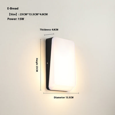 Lámpara LED Impermeable para Balcón y Jardín - Diseño Moderno Minimalista - Image 15