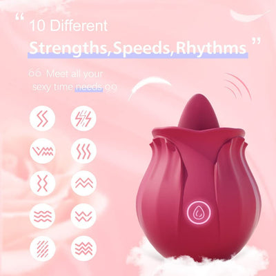 Estimulador Rose con Lengua Recargable para uso en Ecuador - Image 12