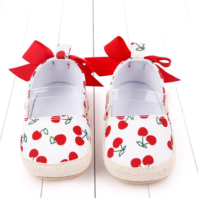 Zapatos para bebé con suela antideslizante y moño adorable - Image 4