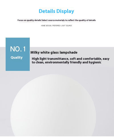 Lámpara de Pared Esférica Nórdica Minimalista - Image 24
