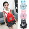 Mochila Infantil de Cuero PU con Decoración de Snacks
