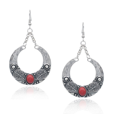 Aretes Colgantes de Turquesa Incrustada Personalizados - Image 6