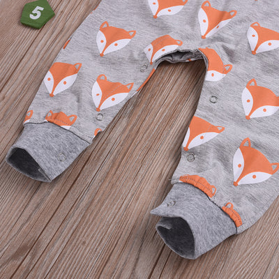 Pijama Enterizo de Zorro Animado con Manga Larga - Image 3