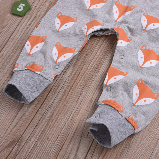 Pijama Enterizo de Zorro Animado con Manga Larga - Image 3