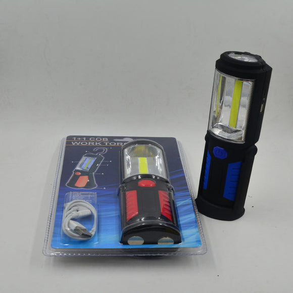 Luz de Trabajo LED Multiusos con Carga USB y Imán para Auto