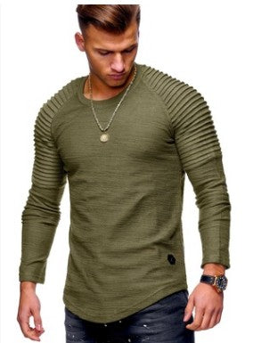 Camiseta Slim Fit Cuello Redondo Hombre - Colores Sólidos