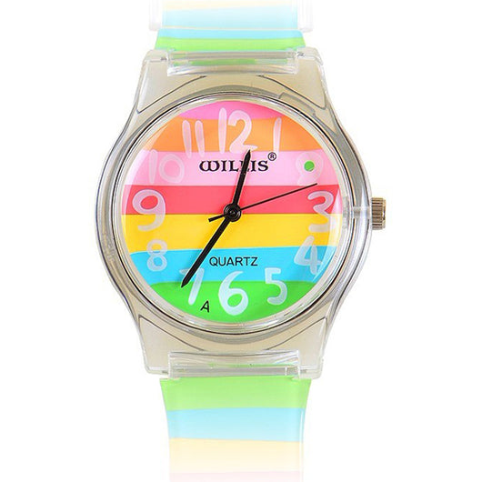 Reloj deportivo de estudiante con rayas y movimiento de cuarzo - Image 2