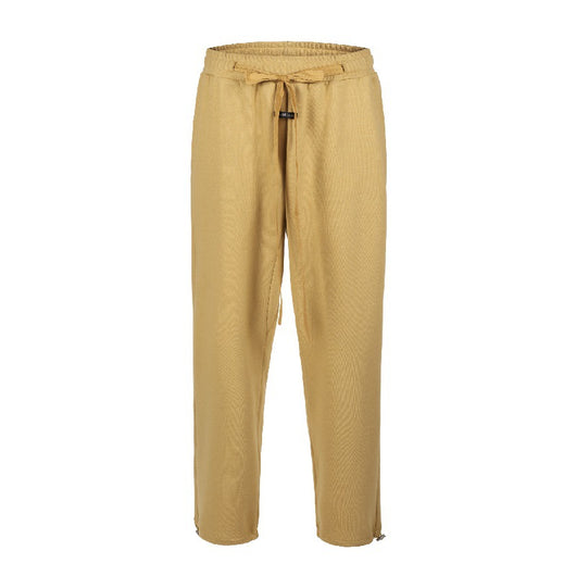 Pantalones Largos Retro con Cordón Ajustable Gris Niebla - Image 17