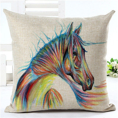 Funda de Almohada con Estampado de Caballos - Image 4