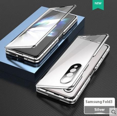 Funda Magnética Plegable con Vidrio Templado para Teléfono - Image 9