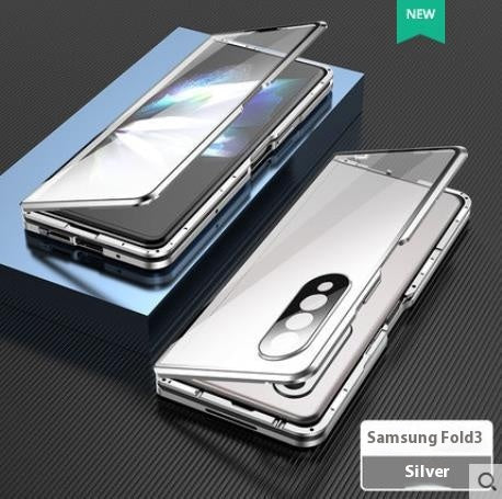 Funda Magnética Plegable con Vidrio Templado para Teléfono - Image 9