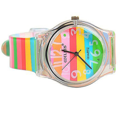 Reloj deportivo de estudiante con rayas y movimiento de cuarzo - Image 3