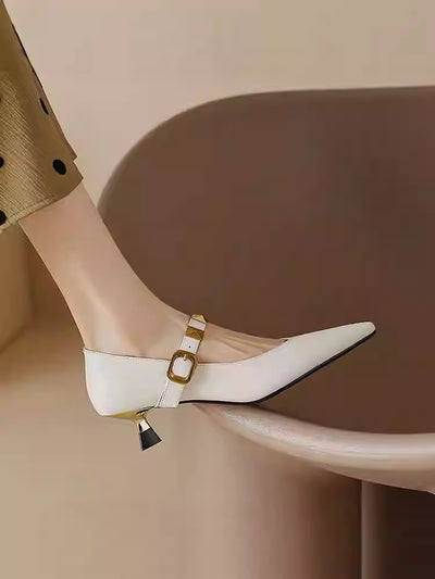Tacones Stiletto Puntiagudos con Tachuelas - Image 4