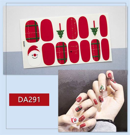 Láminas de Esmalte de Uñas Navideñas - Diseños Viral Red Net - Image 19