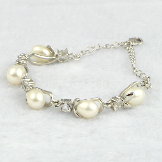 Pulsera de Perlas de Agua Dulce