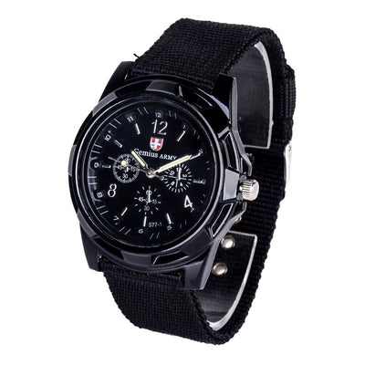 Reloj Táctico Militar Gemius Army Sport Esfera Redonda Movimiento Cuarzo Correa Nylon - Image 7