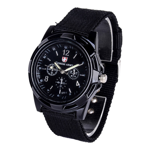 Reloj Táctico Militar Gemius Army Sport Esfera Redonda Movimiento Cuarzo Correa Nylon - Image 7