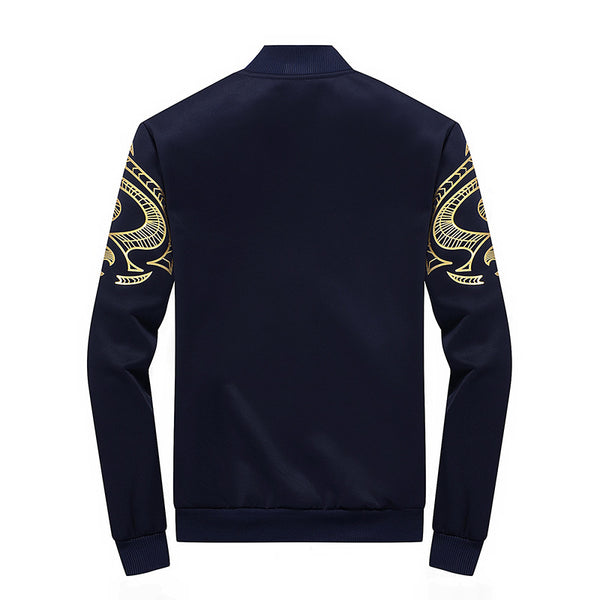 Chaqueta Deportiva Casual de Manga Larga para Hombre - Suéter Elegante Otoño