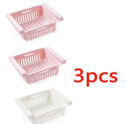 Cesta Organizadora de Refrigerador Extensible Multiuso para Cocina - Image 7
