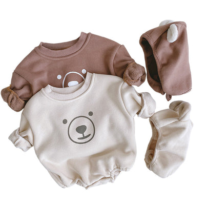 Mameluco Largo Coreano para Bebé Niña con Diseño Divertido - Image 4