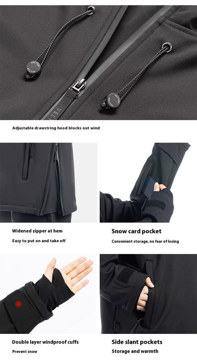 Sudadera Impermeable Soft Shell para Esquí - Unisex - Image 16