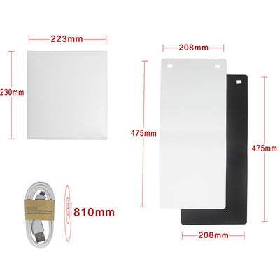 Caja de Luz LED Plegable 20cm para Fotografía Profesional - Image 3