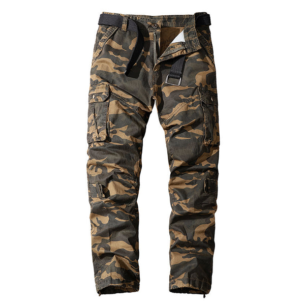 Overol Camuflado de Algodón Lavado Corte Recto