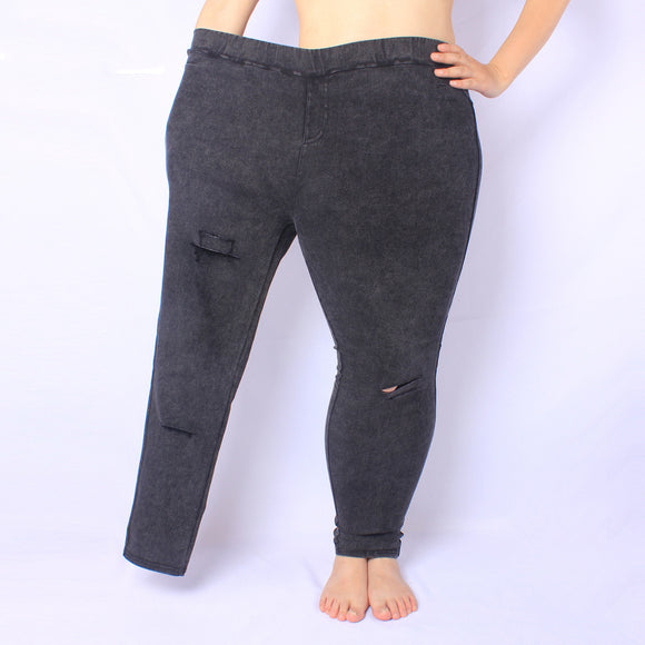 Leggings Rotos Estilo Coreano