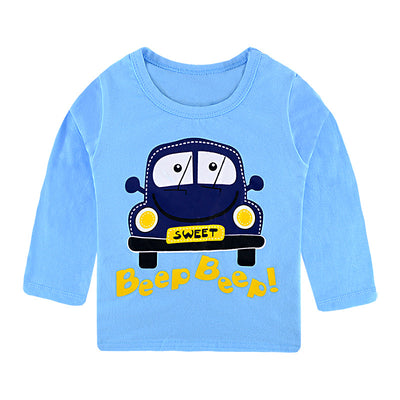 Playera infantil de algodón con diseño de caricatura - Image 8