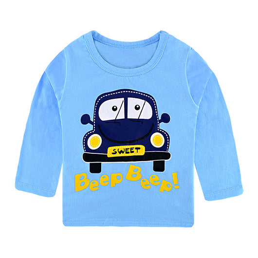 Playera infantil de algodón con diseño de caricatura - Image 8