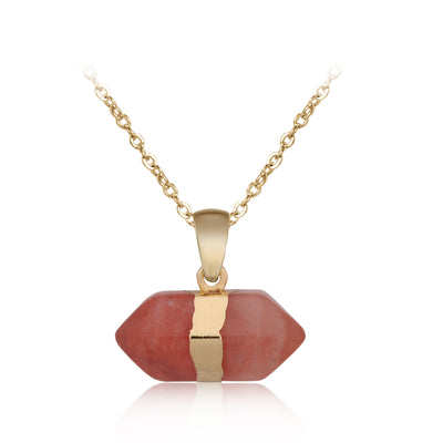Colgante Hexagonal de Piedra Natural Corto - Image 16