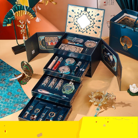 Set de Maquillaje Profesional Yan Fengyun 22 Piezas - Colección Oriental