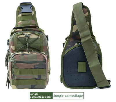 Bolsa Mensajera Táctica Impermeable en Tela Oxford con Camuflaje - Image 32