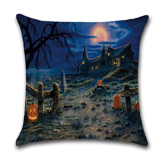 Colección de Arte Geométrico Ramadán Halloween: Paisaje Abstracto y Divertido - Image 10