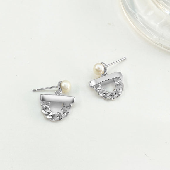 Aretes de Perlas Naturales Diseño Premium