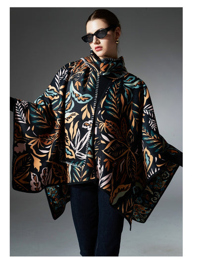 Bufanda Chal Doble Cara con Estampado Paisley para Traje - Image 18