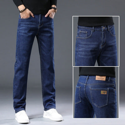 Pantalones Jeans Slim Fit Elásticos Four Seasons para Hombre - Image 6