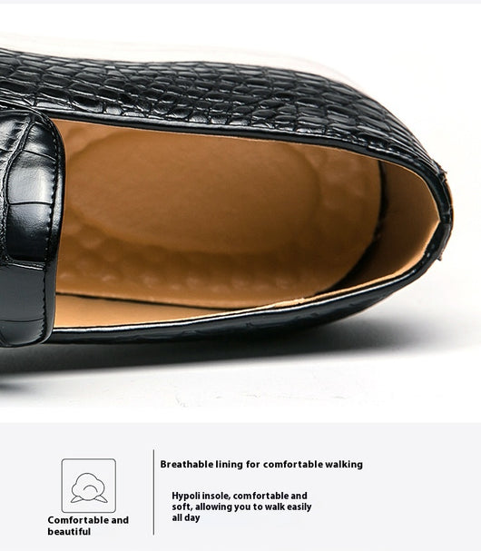 Tenis Casuales Británicos con Borlas para Hombre Talla Grande - Image 12