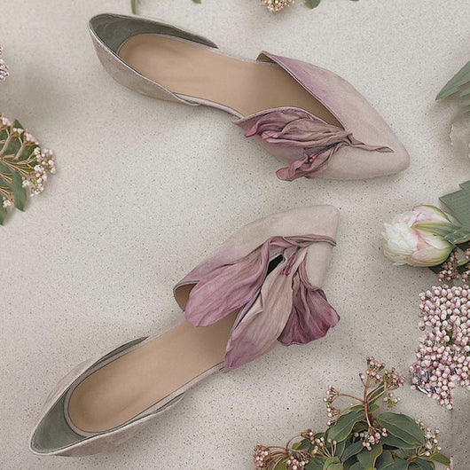 Zapatos Planos de Diseño Estético con Pétalos - Image 10