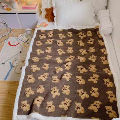 Manta Reversible de Velludo Cordero para Niños - Cobertor Suave Doble Cara - Image 23