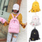 Mochila Escolar Estilo Coreano con Corazón Amarillo - Backpack Universitario para Laptop
