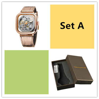 Reloj Automático Cuadrado para Hombre - Movimiento Mecánico de Precisión - Image 11