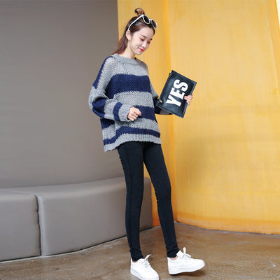 Leggings Denim Elástico con Efecto Arena Lavada - Image 2