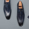 Zapatos de Cuero Puntiagudos para Hombre