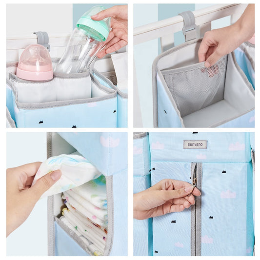 Organizador de Pañales para Cuna - Bolsa Colgante Multiusos - Image 2