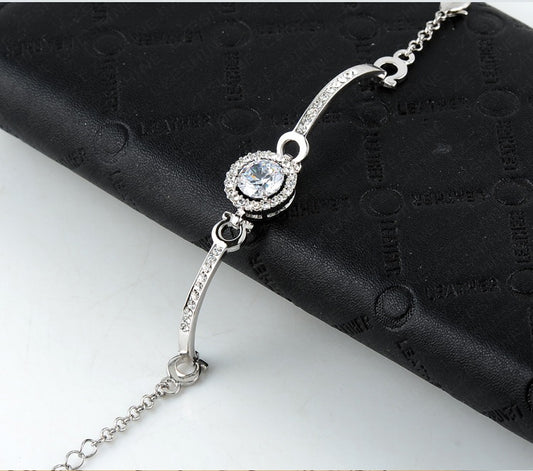 Pulsera de Circonia con Diseño Hearts and Arrows - Image 2