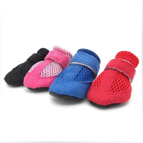 Zapatos para Perros de Ante Premium con Suela Antideslizante - Primavera y Verano