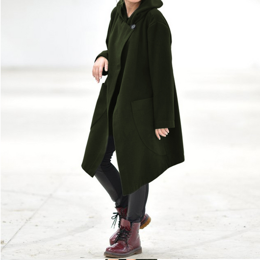Sudadera Polar Suelta Larga con Protección al Viento para Mujer - Image 3